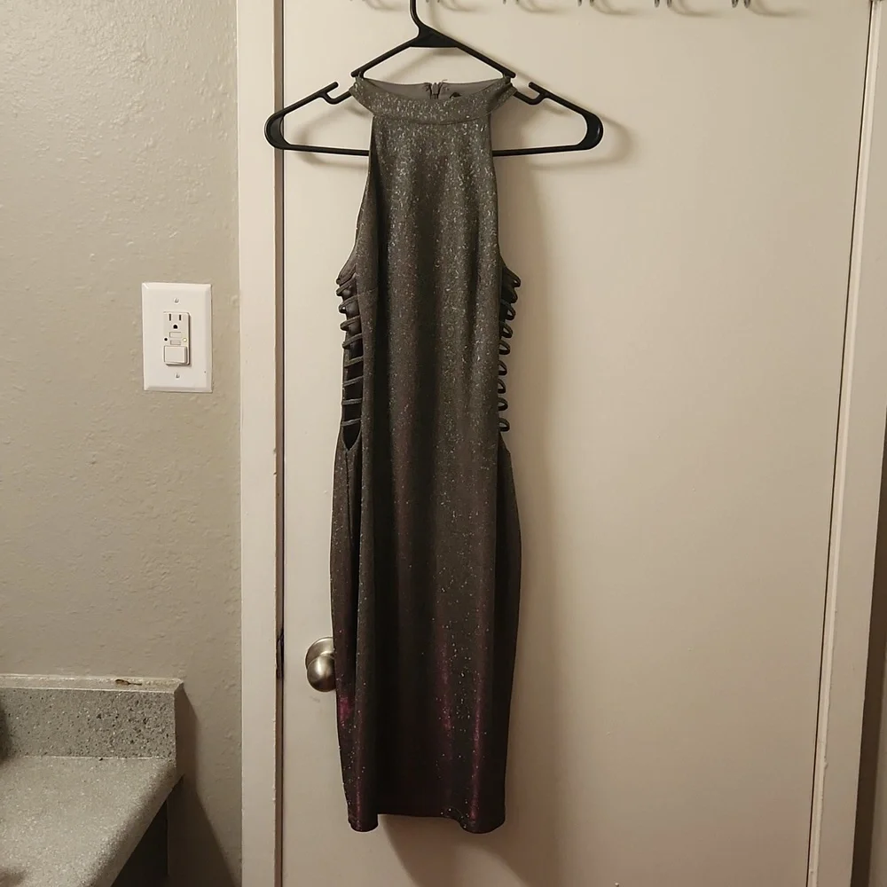 Windsor Metallic Holographic Dress size XS - Picture 1 of 9